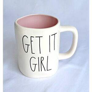 Rae Dunn GET IT GIRL Coffee Cup Mug 16 oz. Artison Collection 245